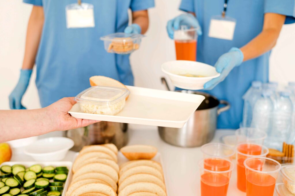 El servicio de comidas en centros sanitarios y sociosanitarios